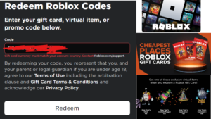 Roblox Gift Cards